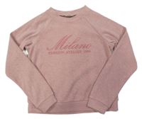Staroružový sveter s nápisom Matalan