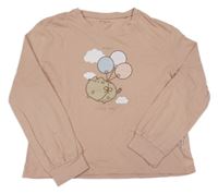Svetloružové tričko s potiskem Pusheen Reserved
