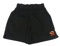 Čierne športové kraťasy s logom Sondico