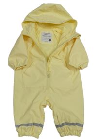 Žltá jarná kombinéza s kapucňou PRIMARK