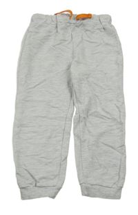 Světlešedé melírované tepláky so cute