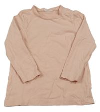 Pudrové triko Topomini