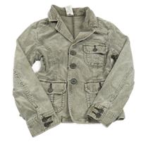 Khaki manšestrové sako C&A