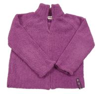 Borůvkový žinylkový prepínaci sveter YIGGA