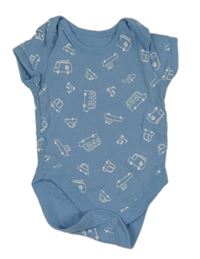 Modré body s motorovými prostředky