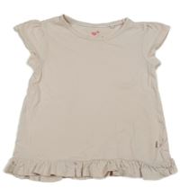 Světlepudrové tričko s volánikom lupilu