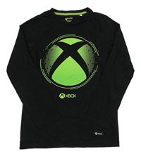 Černé triko s logem X-Box C&A