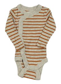 Šedo-hnědé pruhované zavinovací body Pocopiano