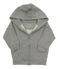 Sivá melírovaná prepínaci mikina s kapucňou Primark
