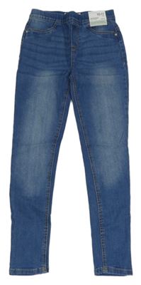 Nové - Modré mid rise džegíny Denim Co.