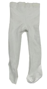 Bílé punčocháče H&M