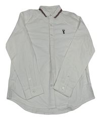 Biela košeľa s výšivkou Next