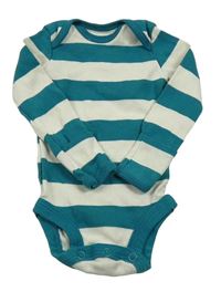 Zeleno-svetlobéžové pruhované body Carter's