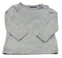 Sivé melírované športové tričko Lupilu