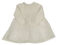 Biele šaty s tylovou sukní So Cute