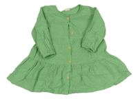 Zelené pruhované prepínaci šaty H&M