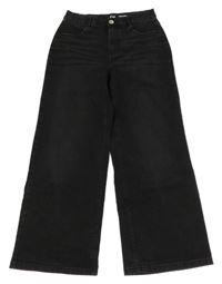 Černé široké rifle C&A