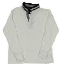 Biele polo tričko Next