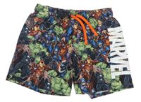 Farebné plážové kraťasy s Avengers Marvel