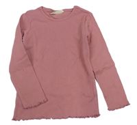 Staroružové rebrované tričko Jonas Nielsen