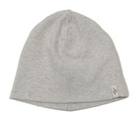 Světlešedá melírovaná žebrovaná čepice H&M