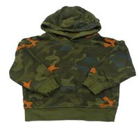 Khaki army mikina s kapucí Primark