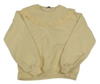 Žlutá mikina s madeirovým volánkem George