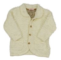 Smotanový pletený prepínaci sveter