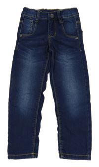Tmavomodré skinny rifle Blue Seven