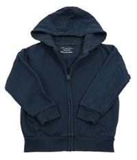 Tmavomodrá prepínaci mikina s kapucňou Primark