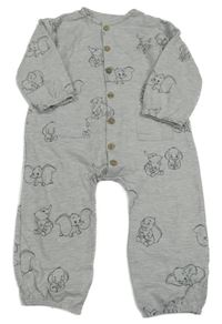 Šedý teplákový overal s Dumbem George