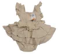 Nové - Béžové mušelínové body s volánky Pep&Co