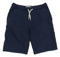 Tmavomodré teplákové kraťasy C&A