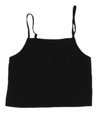 Čierny crop top H&M