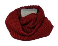 Dámska červená golierová šál