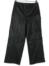 Dámské černé koženkové culottes kalhoty Asos 