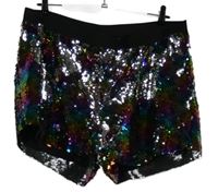 Dámské barevné flitrové kraťasy Primark