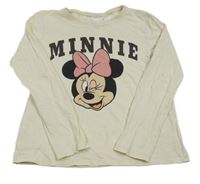 Smetanové triko s Minnie H&M