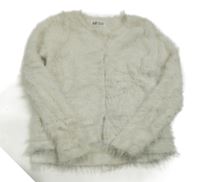 Biely chlpatý prepínaci sveter H&M