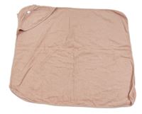 Růžové froté osuškové pončo s kapucí- kočka George