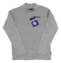 Nové - Světlešedé triko s nápisem 