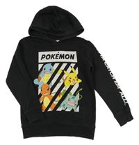 Černá mikina s pokémony a kapucí Pokemon