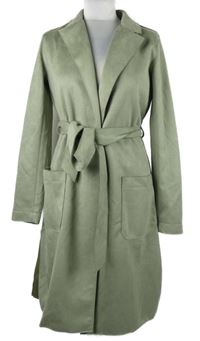 Dámský khaki semišový kabátový cardigan Kapalua