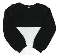 Čierne crop tričko