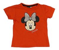 Červené tričko s Minnie Disney
