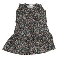 Čierno-kvetované šaty Primark