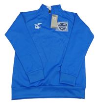 Nové - Modrá thermo mikina s potlačou Joma