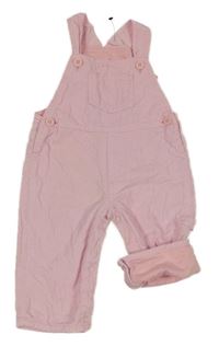 Světlerůžové laclové manšestráky 