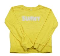 Žltá mikina s nápisom Zeeman