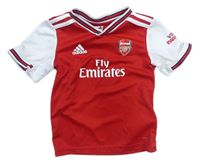 Bílo-červené fotbalové funkční tričko - Arsenal Adidas